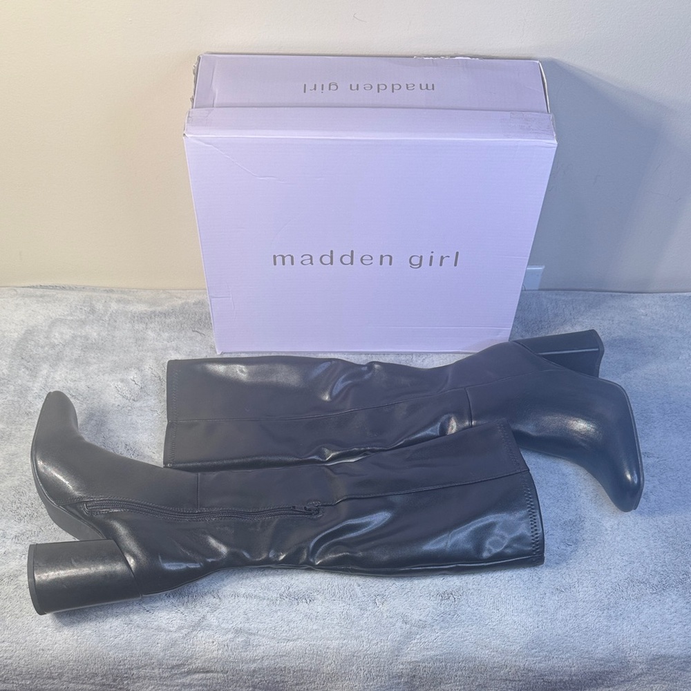 Madden Girl Winslow Block-Heeled Boots